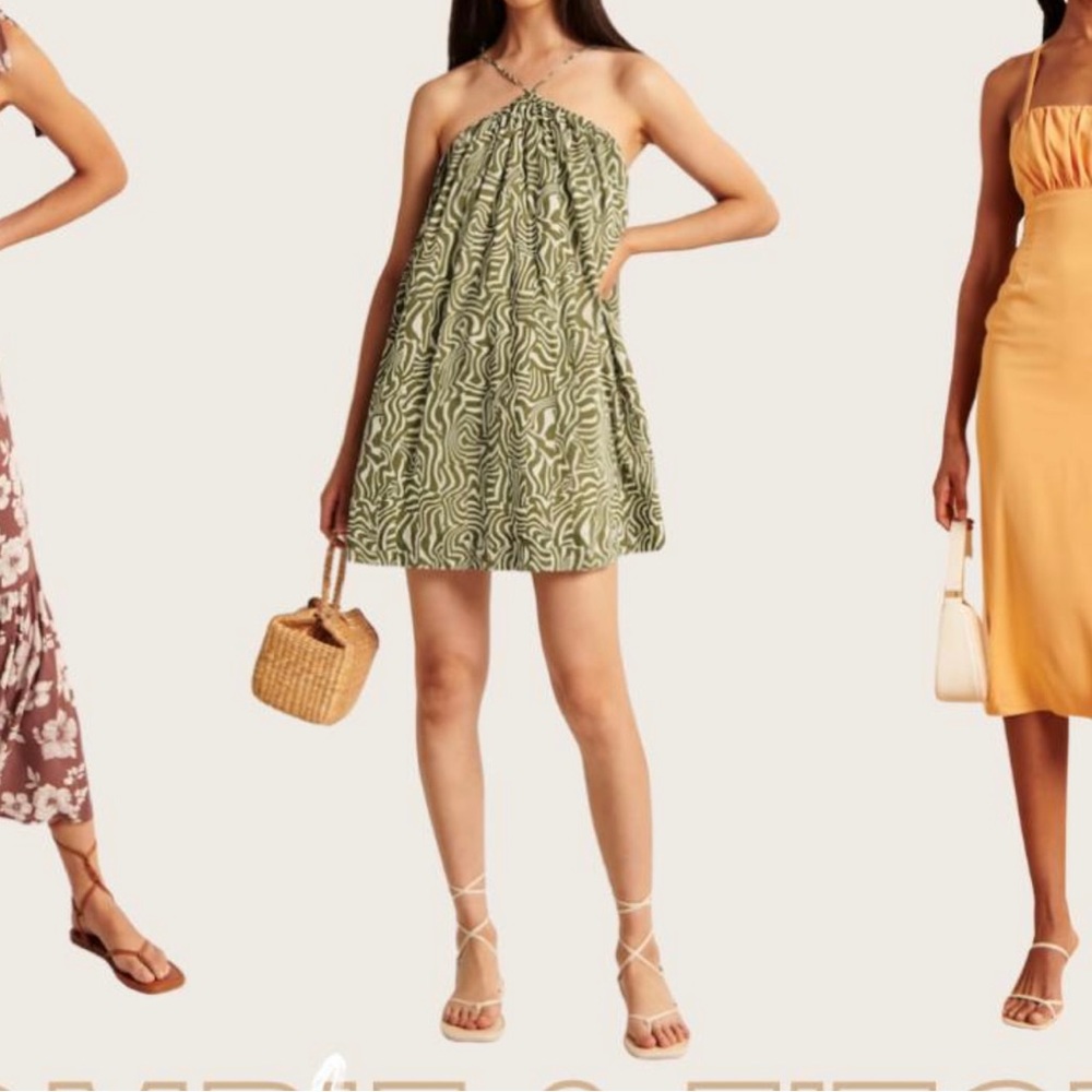 Abercombie Floaty Trapeze Mini Dress
